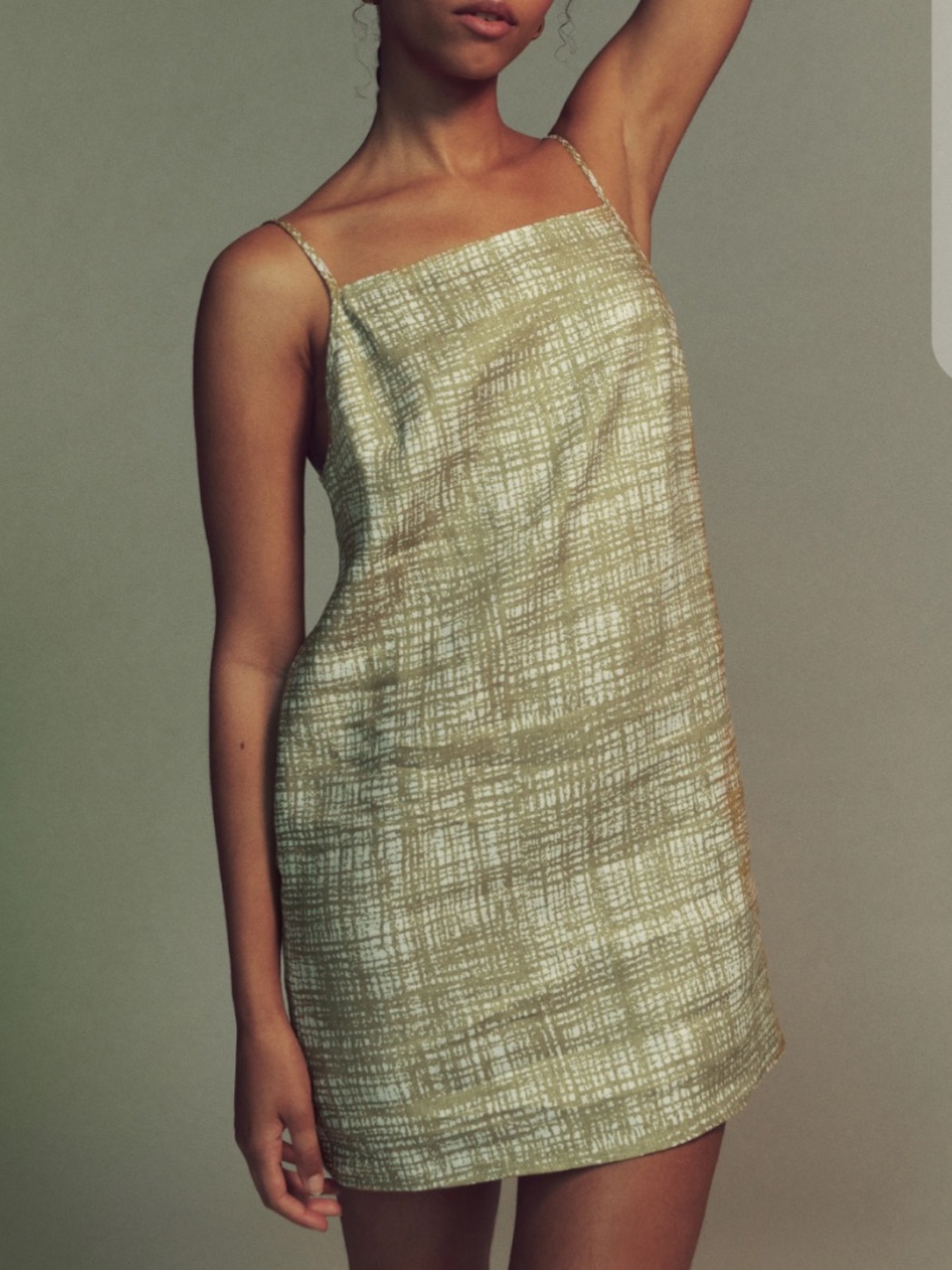 Reformation Kienna Linen Mini Dress